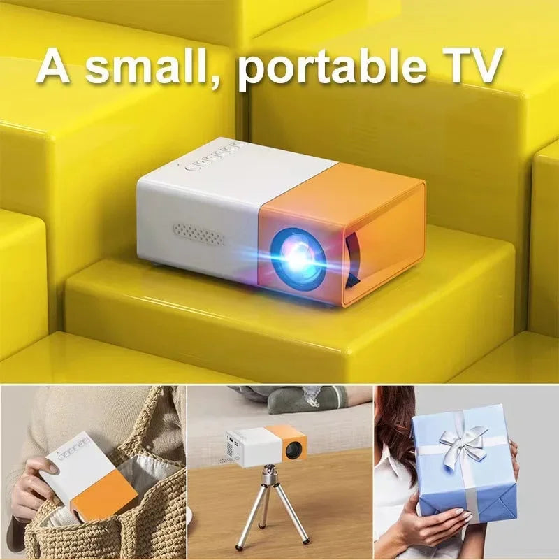 Mini Projector Portable Home Theater Smart TV Laser Beamer 3D Cinema LED Video projector for 4k 1080P Movie