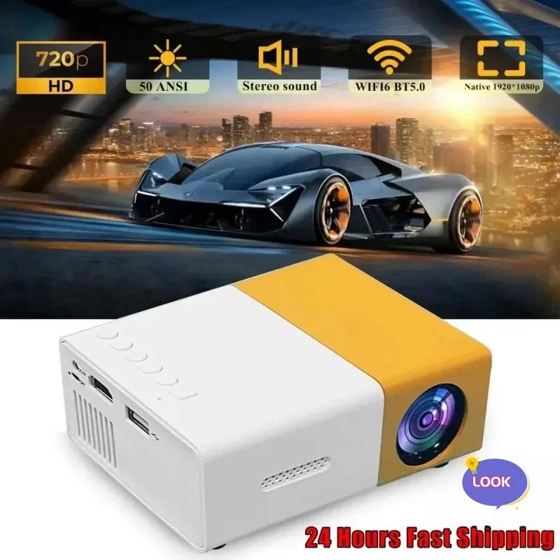 Mini Projector Portable Home Theater Smart TV Laser Beamer 3D Cinema LED Video projector for 4k 1080P Movie